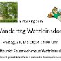 Einstieg zum Wandertag 30.05.2014