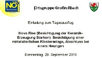 Beschreibung Einladung