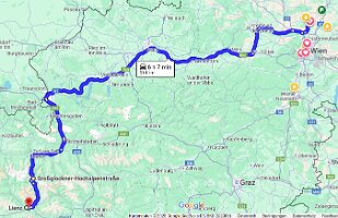 2025-06-11 Großrußbach - Lienz - Tag 1