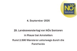 Einladung zum Landeswandertag