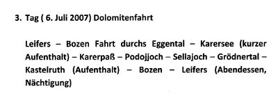 Fahrt nach Südtirol 4. - 7. Juli 2007-2