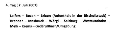 Fahrt nach Südtirol 4. - 7. Juli 2007-3