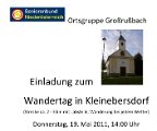 2011-05-19 Einladung Wandertag Kleinebersdorf
