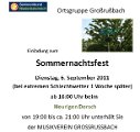 Einladung Sommernachstsfest 06092011