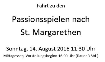 20160814 Einladung zu den Passionsspielen