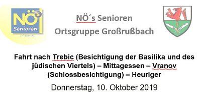 Einladung Tagesausflug Trebic